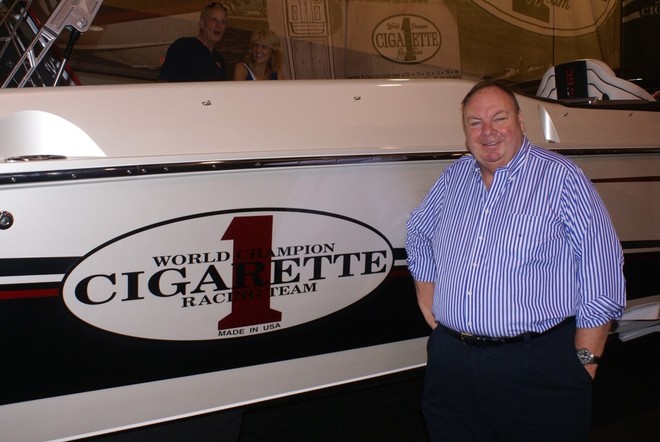 The ’main man’, Cigarette Racing Tean CE0 Skip Braver. - Cigarette smokin at Fort Lauderdale © Cigarette Racing .
